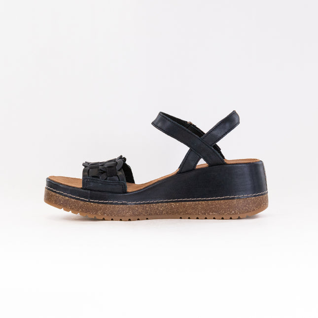 Clarks Kassanda Bar (Women's) - Black Leather