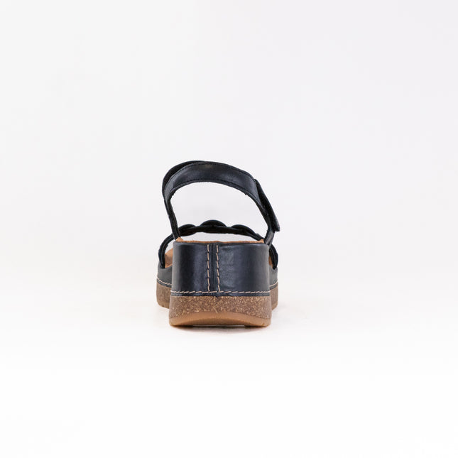 Clarks Kassanda Bar (Women's) - Black Leather