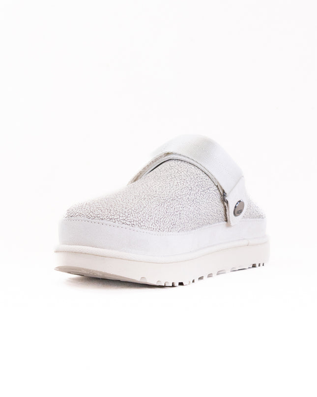 UGG Goldenstar Crackle Clog (Women's) - Crackle White