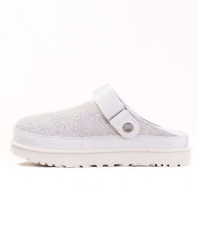 UGG Goldenstar Crackle Clog (Women's) - Crackle White
