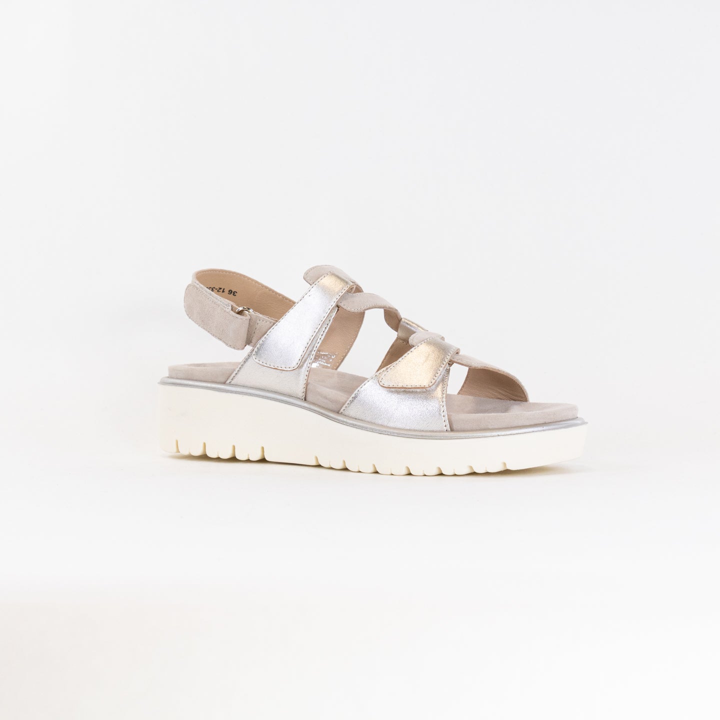 Ara Bayview Sandal (Women's) - Platinum/Sand