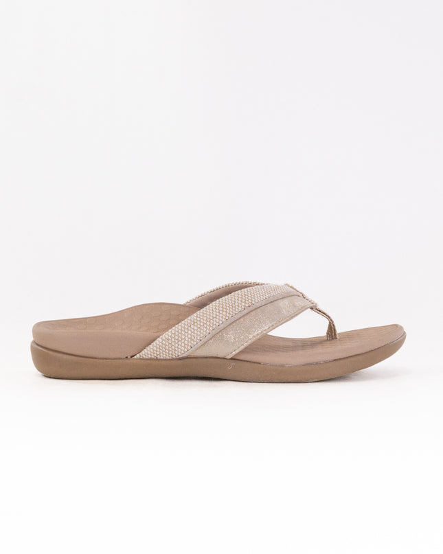 Vionic Shore Toe Post Sandal (Women's) - Natural/Gold