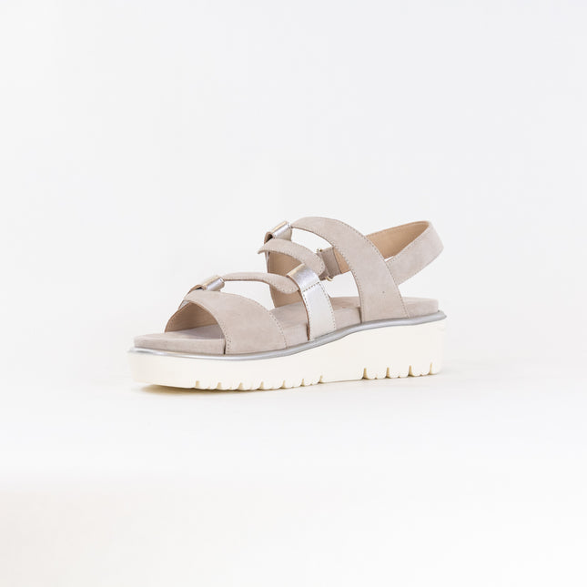 Ara Bayview Sandal (Women's) - Platinum/Sand
