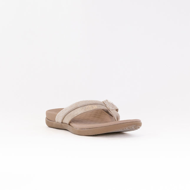 Vionic Shore Toe Post Sandal (Women's) - Natural/Gold