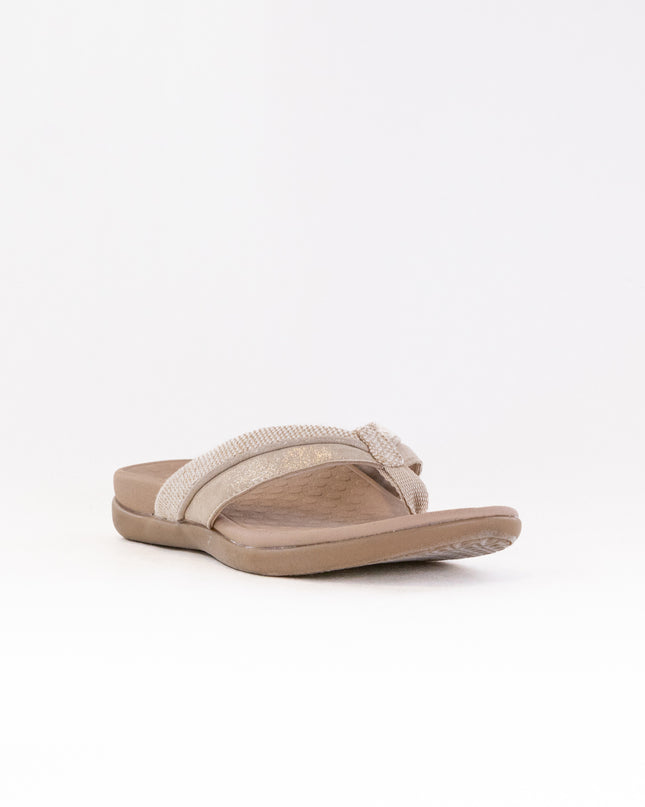 Vionic Shore Toe Post Sandal (Women's) - Natural/Gold