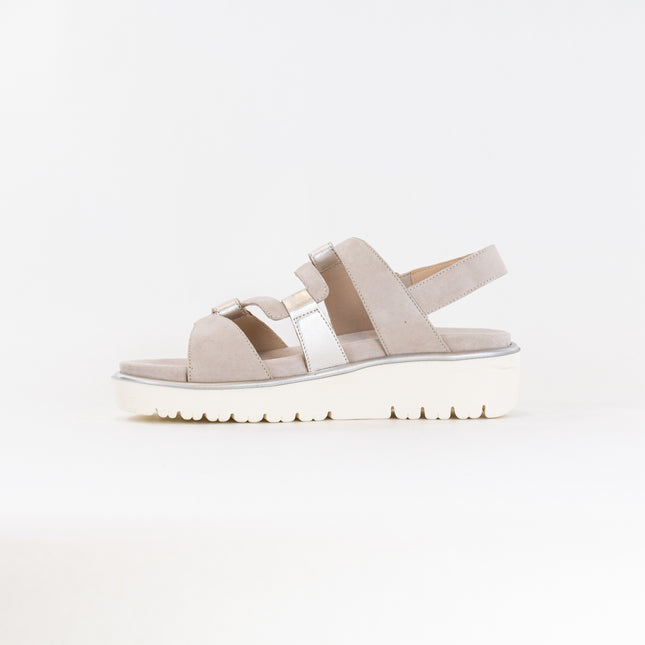 Ara Bayview Sandal (Women's) - Platinum/Sand