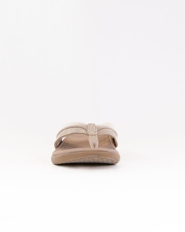 Vionic Shore Toe Post Sandal (Women's) - Natural/Gold