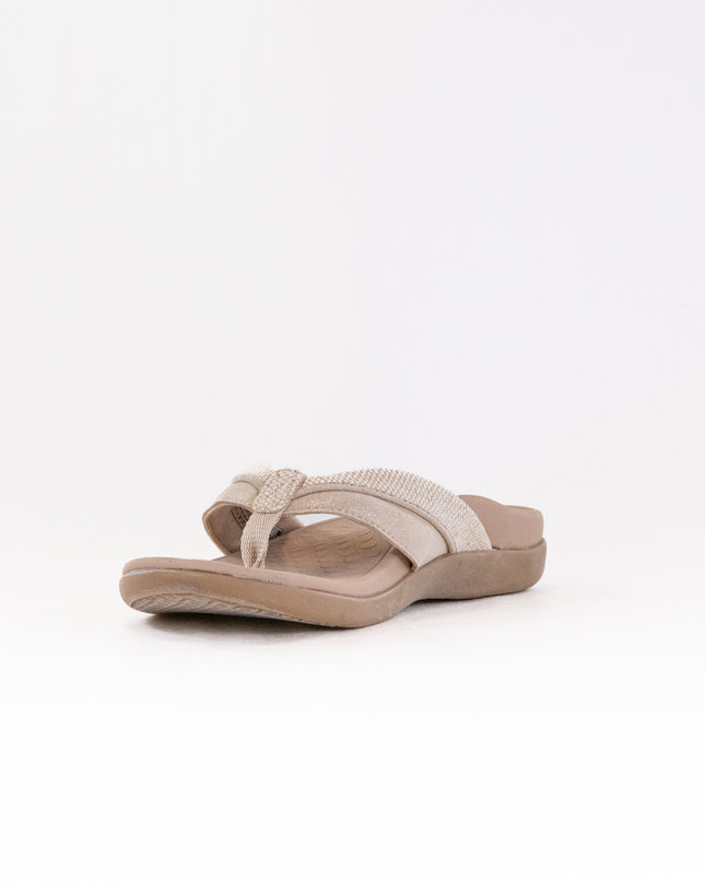 Vionic Shore Toe Post Sandal (Women's) - Natural/Gold