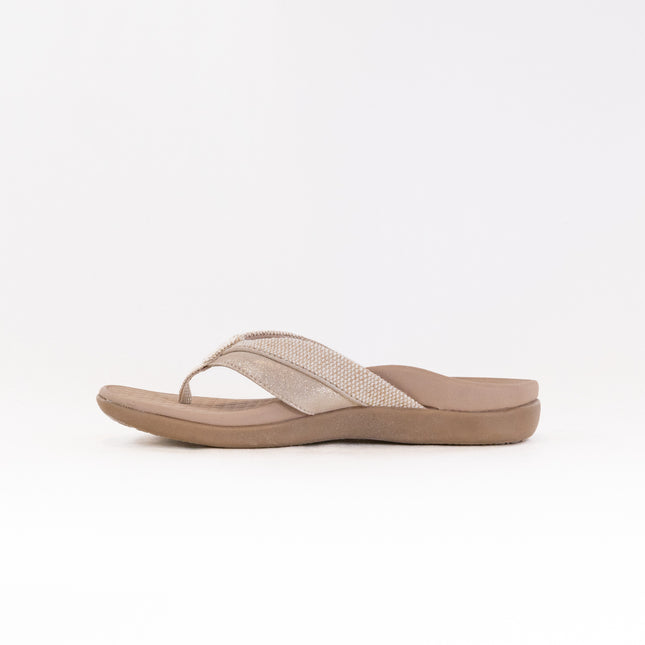 Vionic Shore Toe Post Sandal (Women's) - Natural/Gold