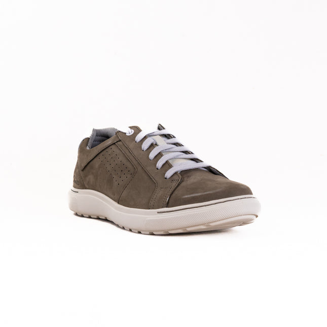Clarks Mapstone Tie (Men's) - Olive Nubuck