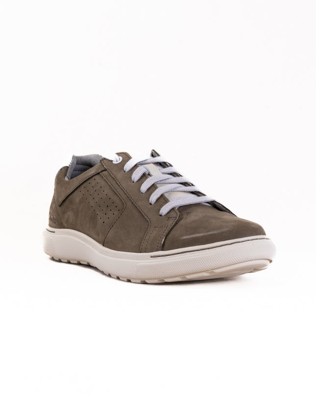 Clarks Mapstone Tie (Men's) - Olive Nubuck
