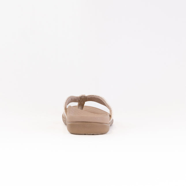 Vionic Shore Toe Post Sandal (Women's) - Natural/Gold
