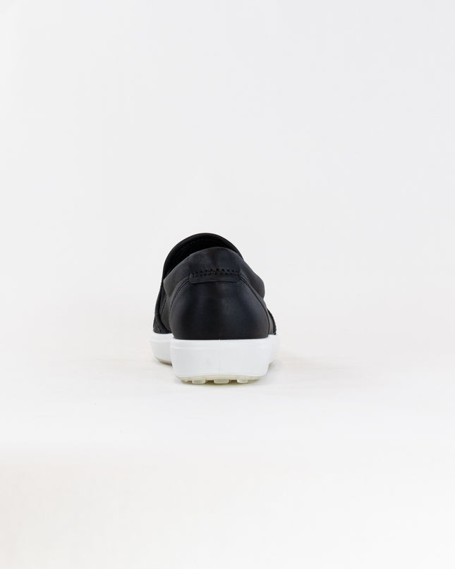 Ecco Soft 7 Woven Slip-on 2.0 (Women's) - Black