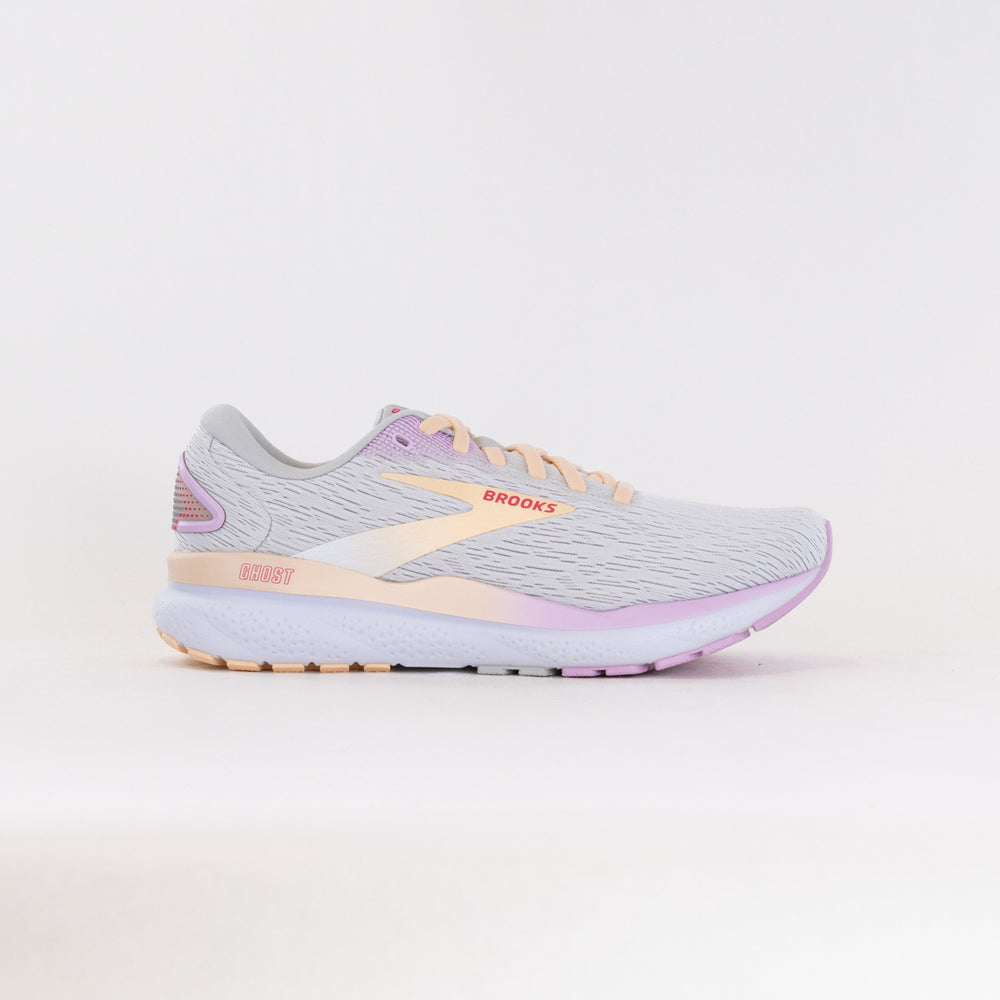 Brooks Ghost 16 (Women’s) - White/Grey/Orchid