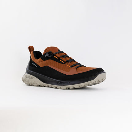 ECCO ULT-TRN Waterproof Low (Men's) - Black/Cognac