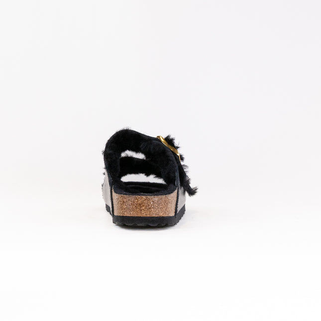 Birkenstock Arizona Shearling Eyelets (Women's) - Naplak Black