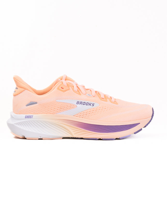 Brooks Ghost 18 (Women’s) - Peach/Grape/Coconut