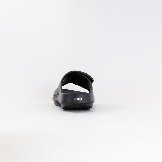 OOFOS OOahh Sport Flex Sandal (Unisex) - Matte Black