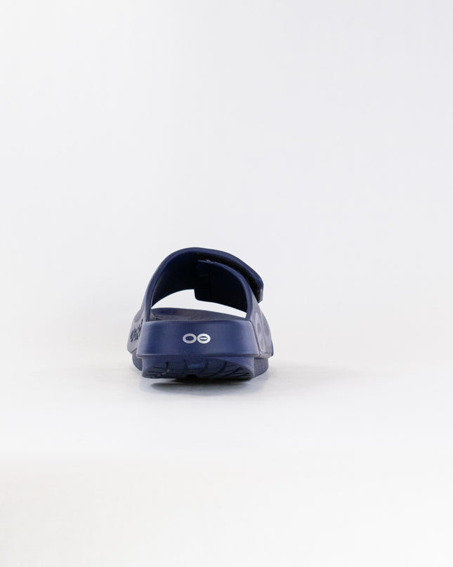 OOFOS OOahh Sport Flex Sandal (Unisex) - Navy