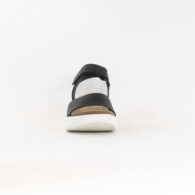 ECCO Flowt Wedge Cork Sandal (Women's) - Black