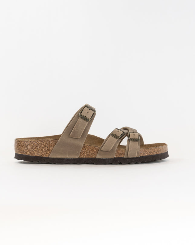 Birkenstock Franca Oiled Leather (Women's) - Tobacco Brown