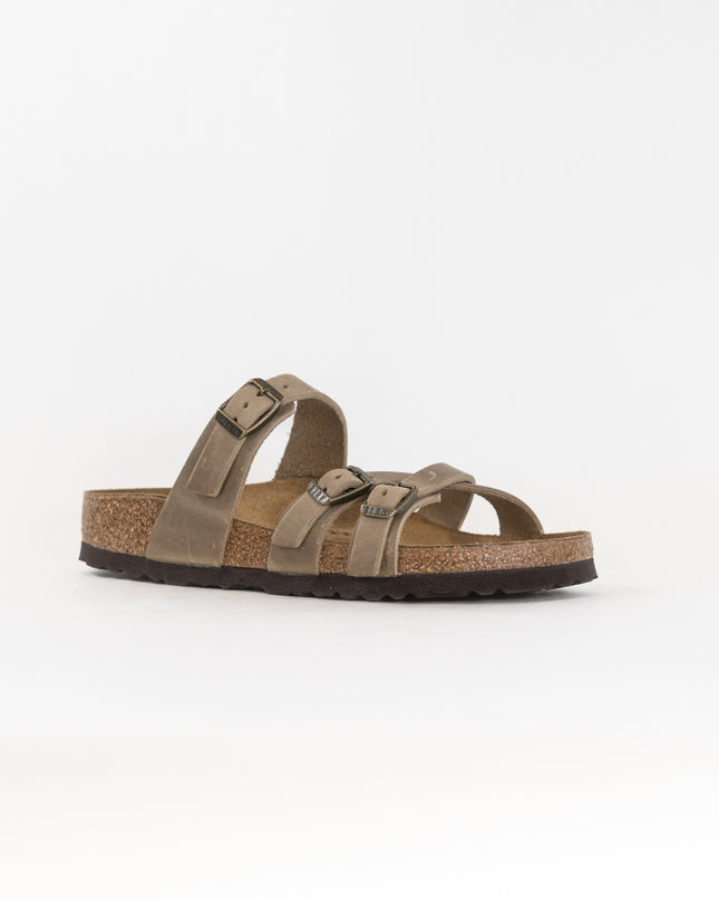 Birkenstock Franca Oiled Leather (Women's) - Tobacco Brown