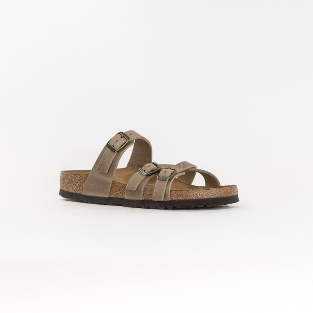 Birkenstock Franca Oiled Leather (Women's) - Tobacco Brown