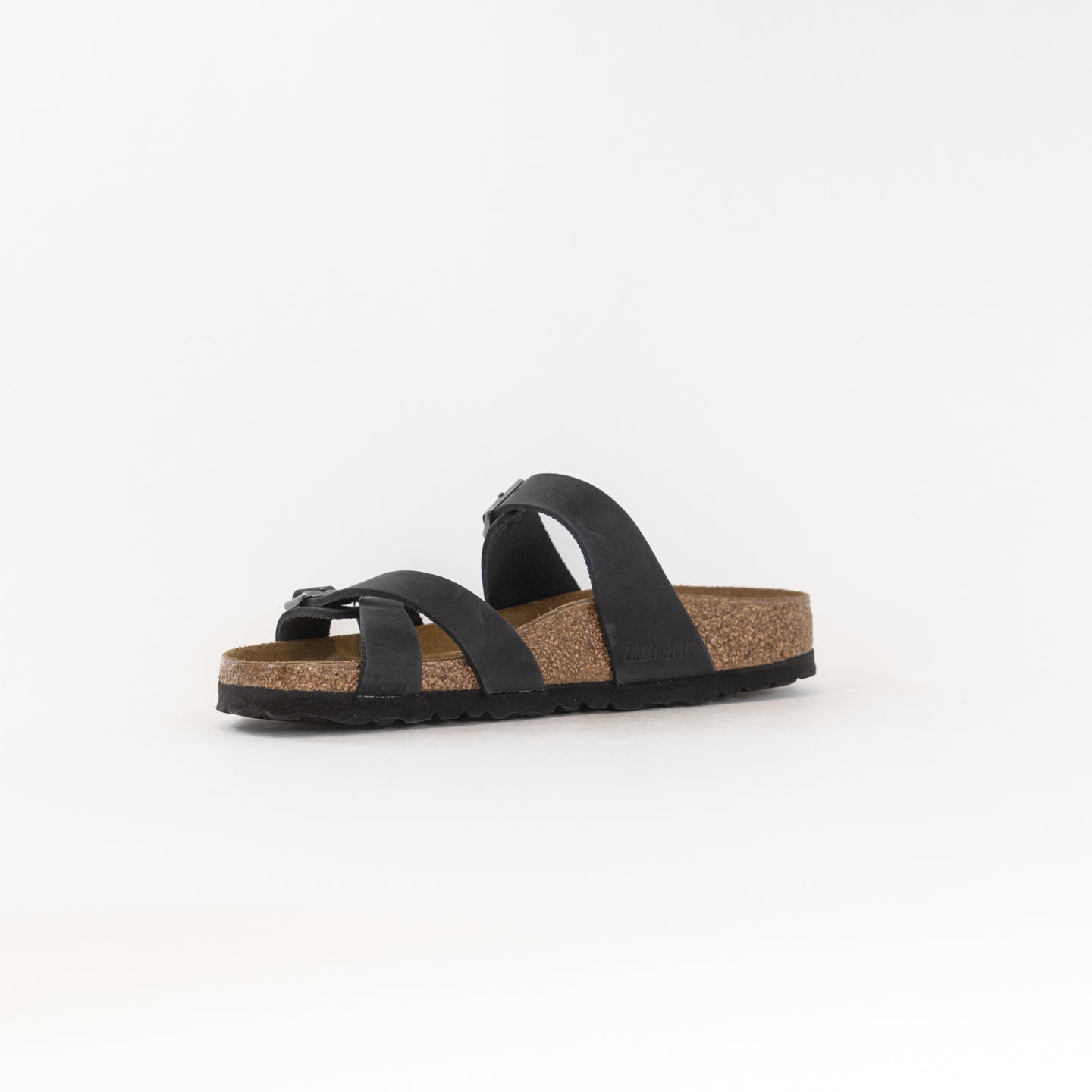 Birkenstock Franca Oiled Leather (Women's) - Black Leather