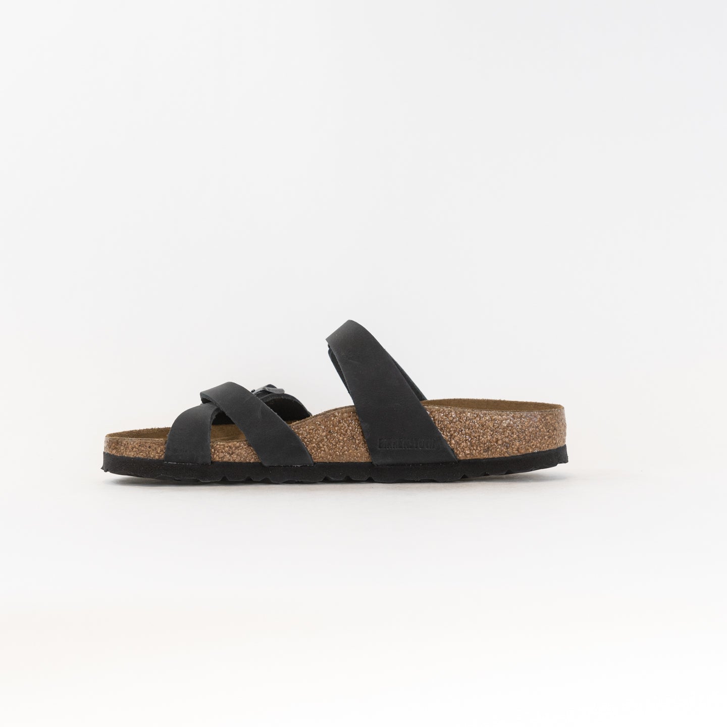 Birkenstock Franca Oiled Leather (Women's) - Black Leather