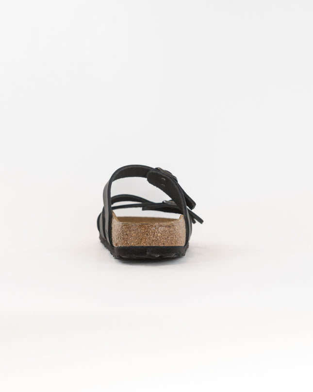 Birkenstock Franca Oiled Leather (Women's) - Black Leather
