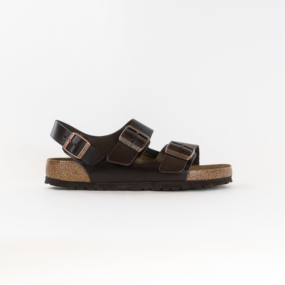 Birkenstock Milano Soft Footbed (Unisex) - Brown Amalfi Leather