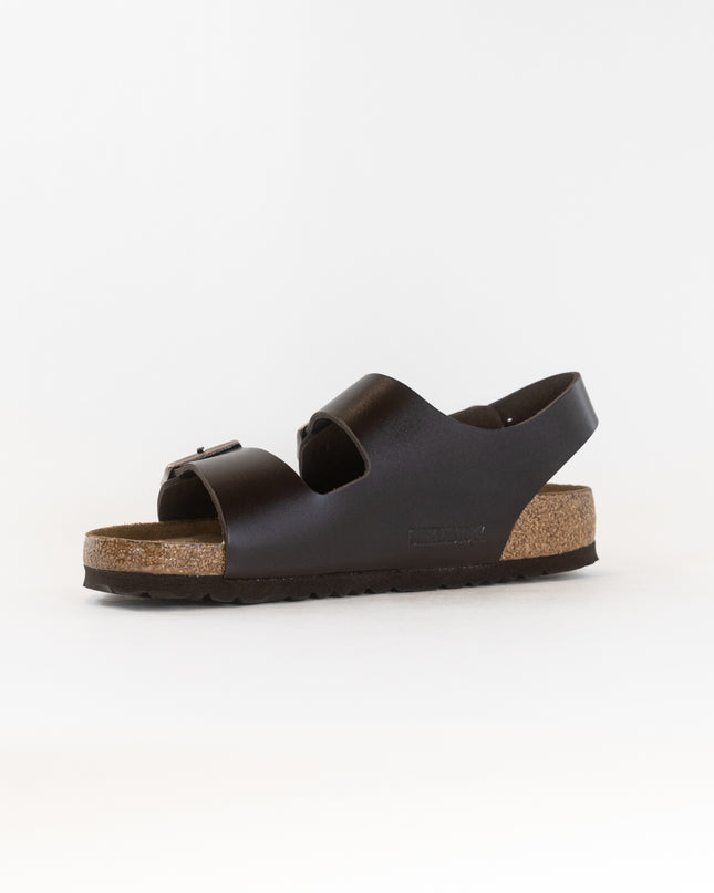 Birkenstock Milano Soft Footbed (Unisex) - Brown Amalfi Leather