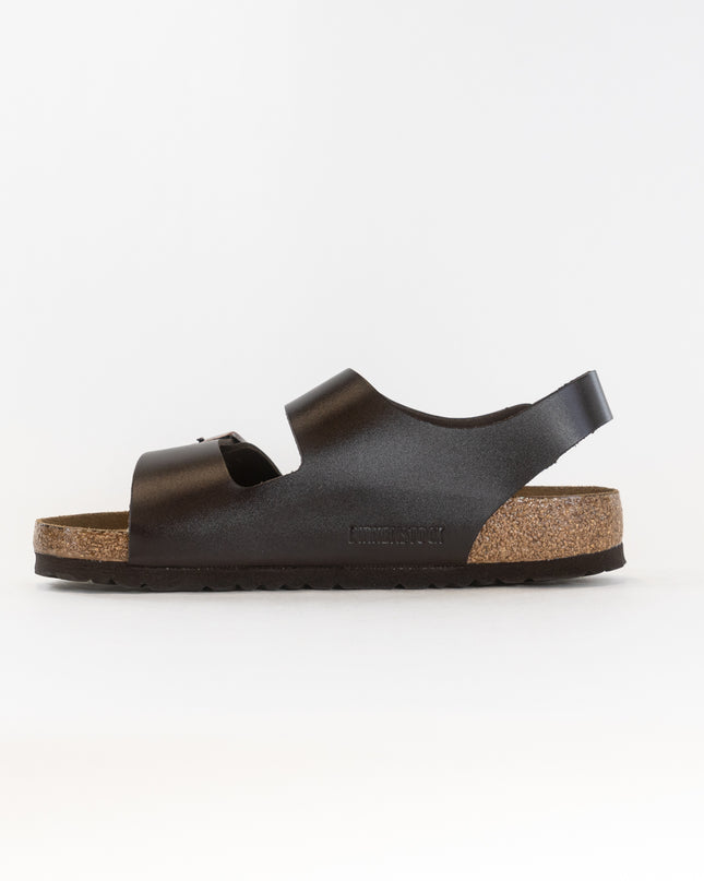 Birkenstock Milano Soft Footbed (Unisex) - Brown Amalfi Leather