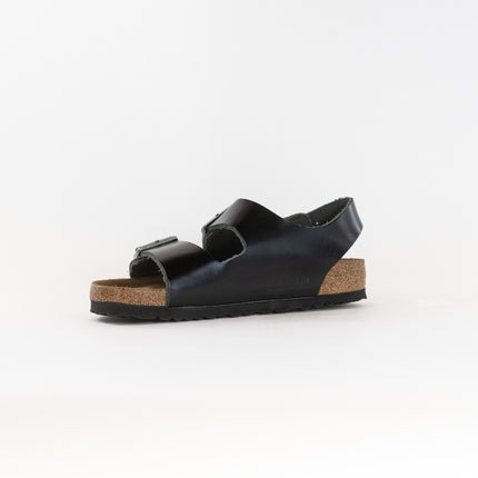 Birkenstock Milano Soft Footbed (Unisex) - Black Amalfi Leather