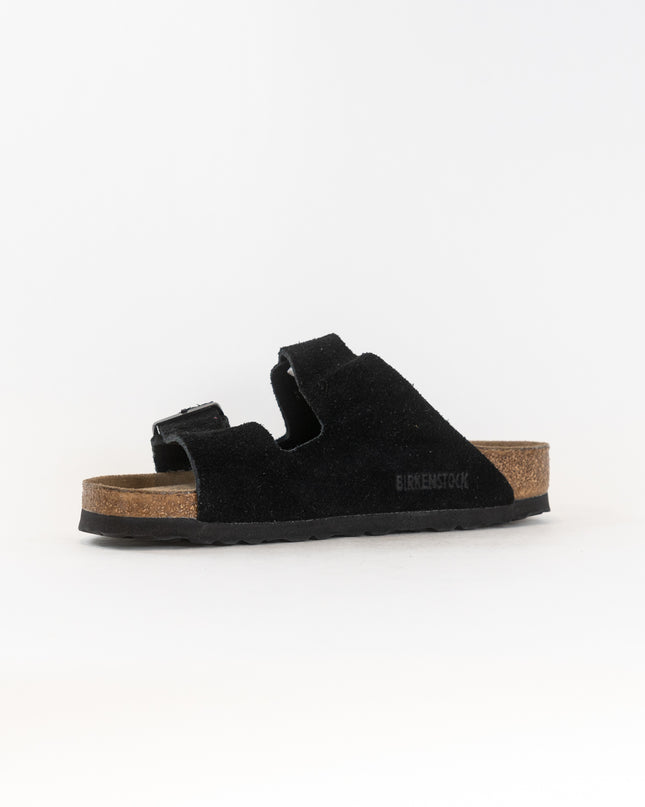 Birkenstock Arizona Soft Footbed (Unisex) - Black Suede