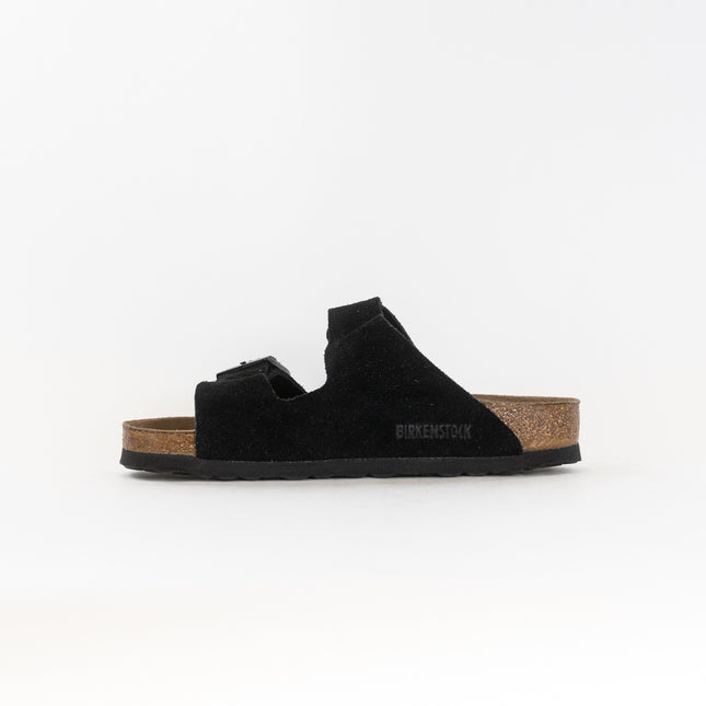 Birkenstock Arizona Soft Footbed (Unisex) - Black Suede