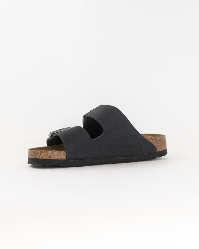 Birkenstock Arizona Soft Footbed (Unisex) - Black Oiled Leather