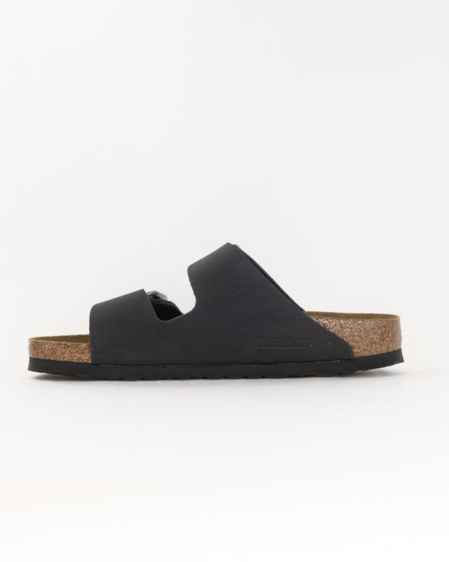 Birkenstock Arizona Soft Footbed (Unisex) - Black Oiled Leather