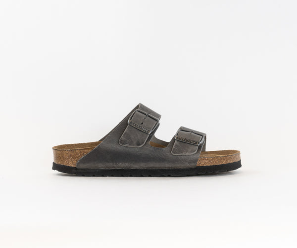 Birkenstock Arizona Soft Footbed (Unisex) - Iron Oiled  display picture 1