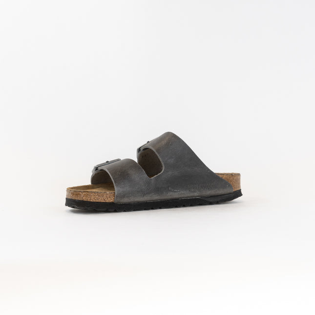 Birkenstock Arizona Soft Footbed (Unisex) - Iron Oiled Leather