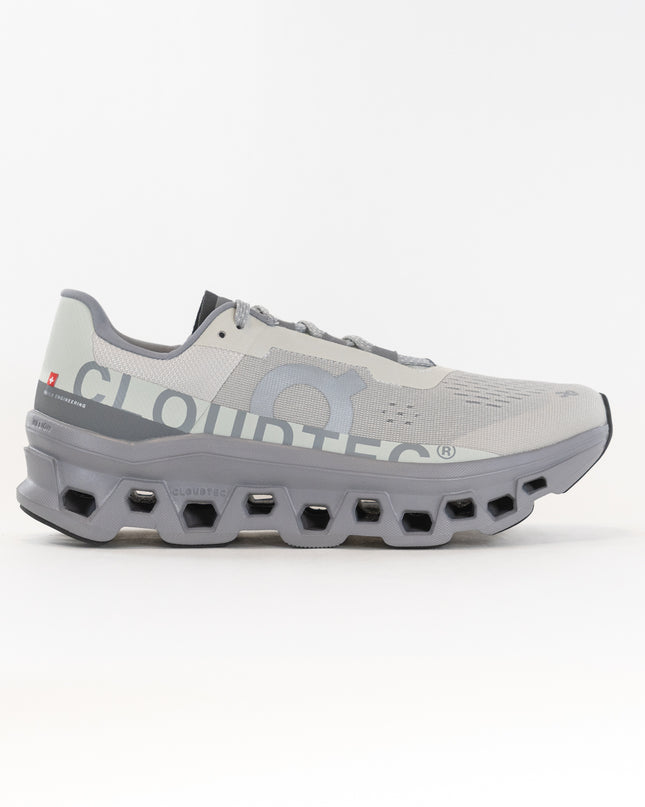 On Cloudmonster (Men's) - Ice/Alloy