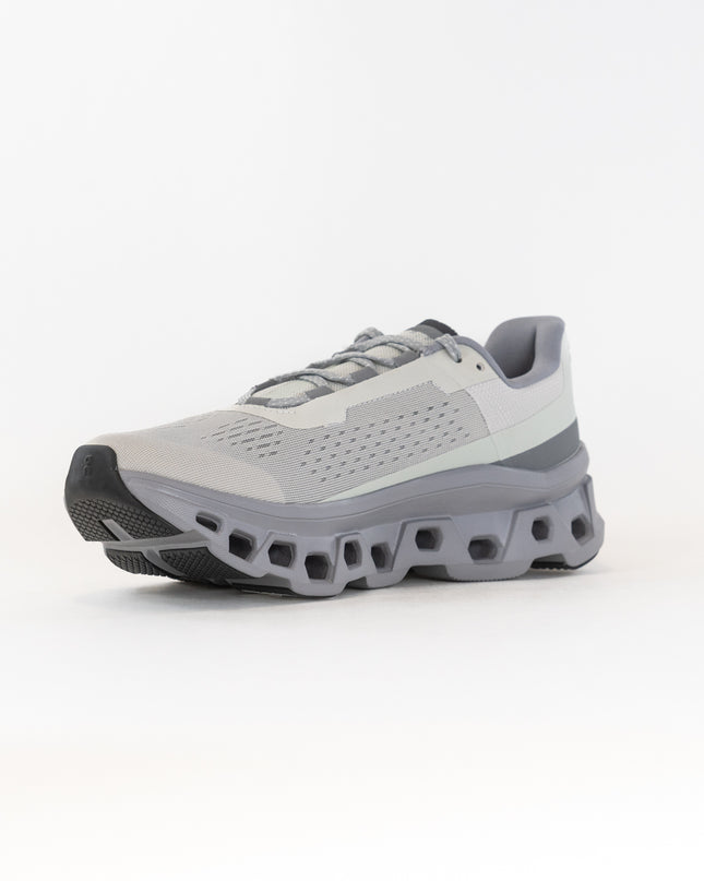 On Cloudmonster (Men's) - Ice/Alloy