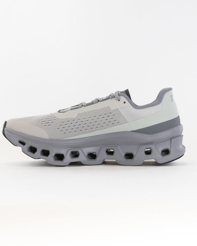 On Cloudmonster (Men's) - Ice/Alloy