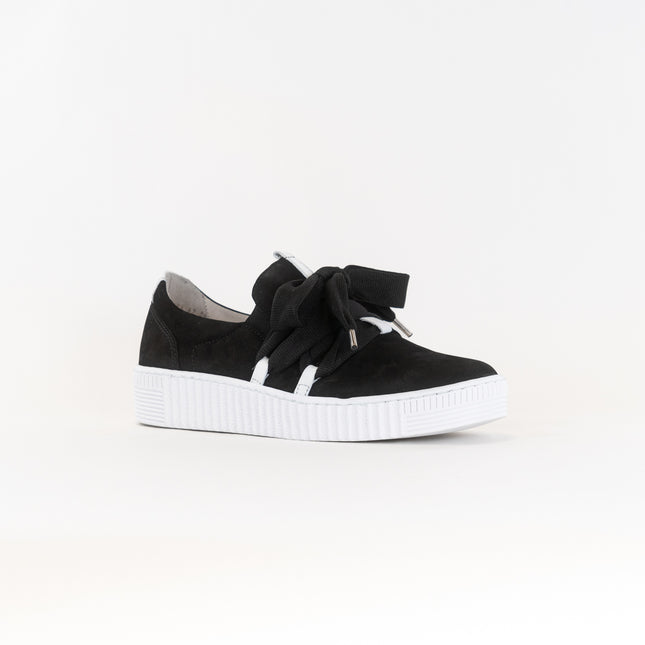 Gabor A1 Sneaker 333.17 (Women's) - Black/White