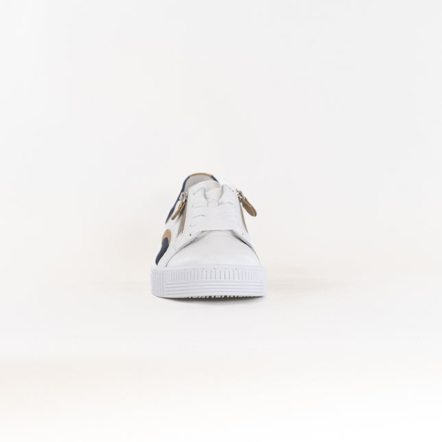 Gabor A1 Zipper Sneaker 23.330 (Women's) - White/Blue