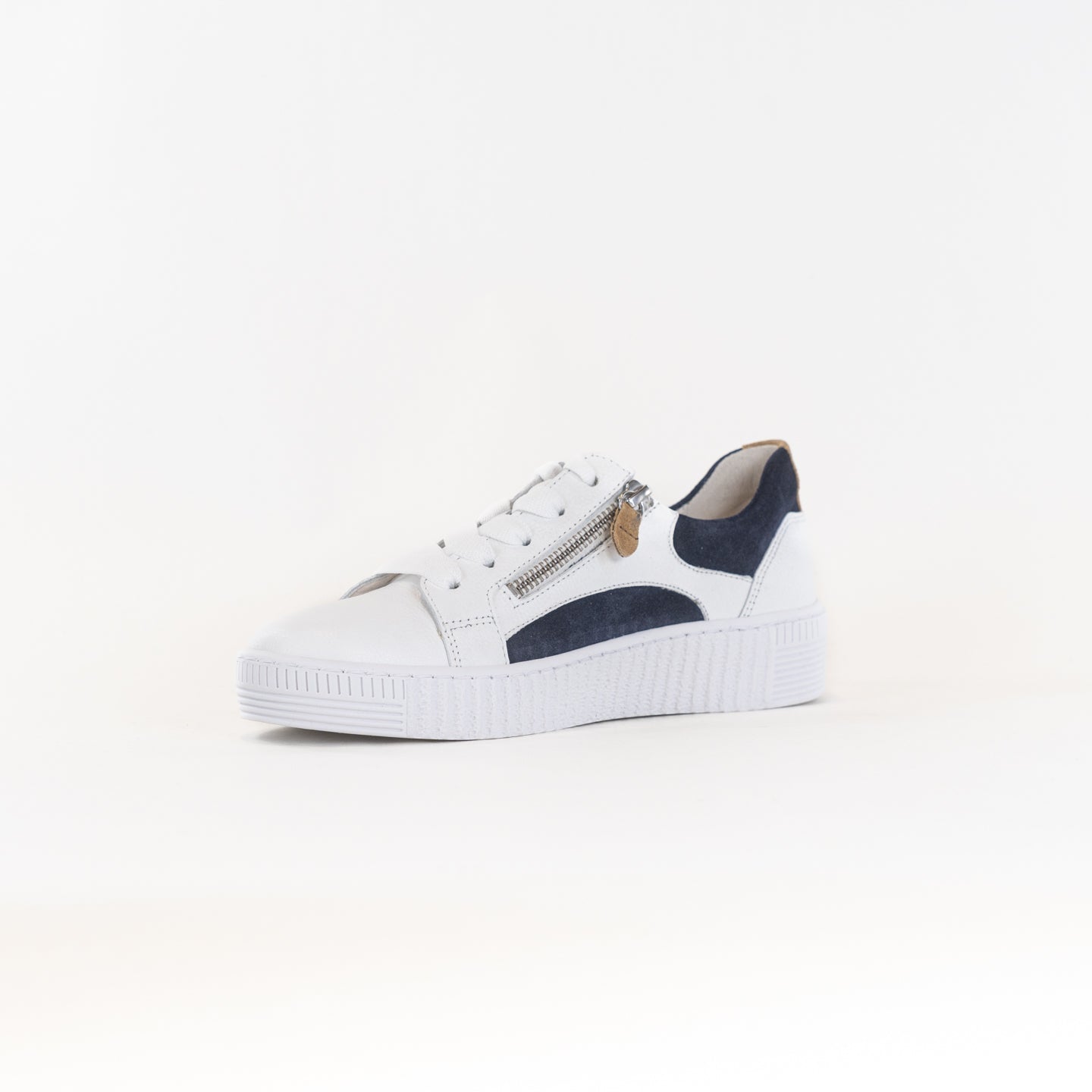 Gabor A1 Zipper Sneaker 23.330 (Women's) - White/Blue