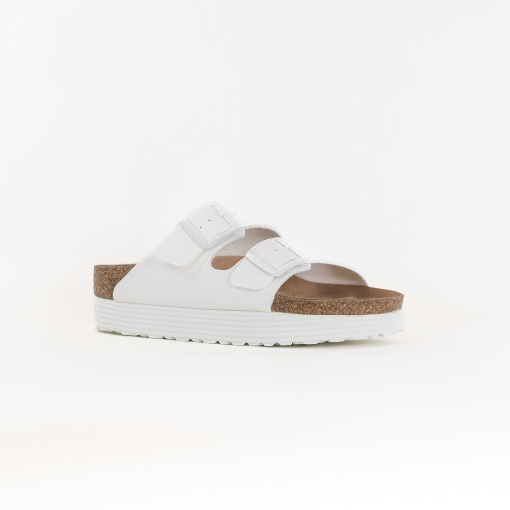 Birkenstock-Papillo Arizona Platform Vegan Birko Flor (Women's) - White