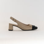 4 (US 6.5) / BEIGE/SCHWARZ