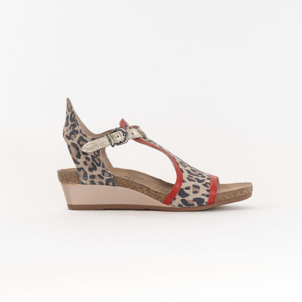 Naot Fiona (Women's) - Cheetah/Kiss Red