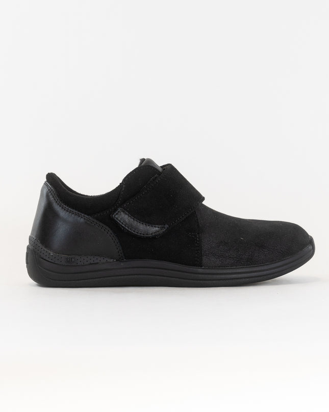 Drew Moonlite (Women's) - Black Stretch Leather